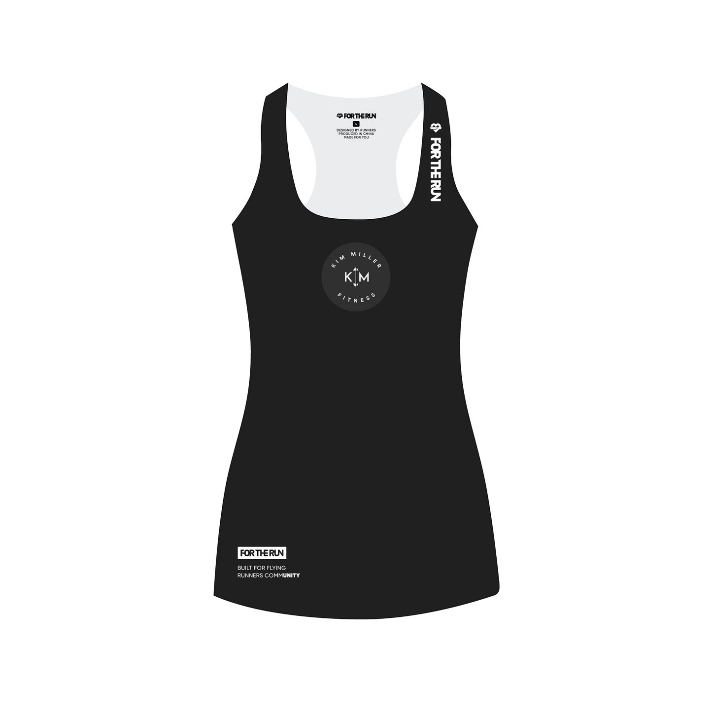 Kim Miller Fitness - Harper Performance Singlet WC - Women's - Black