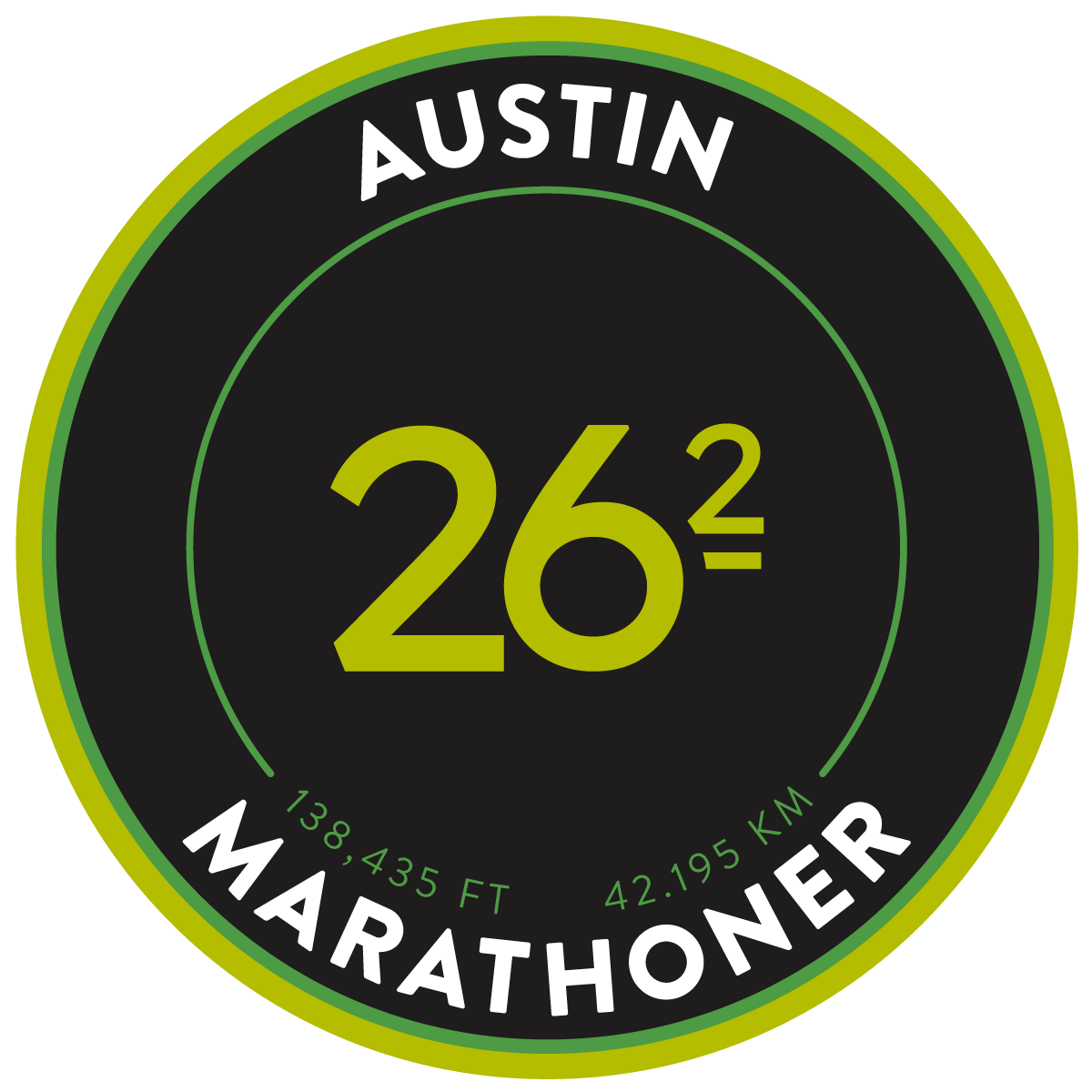 Marathon Race Stickers