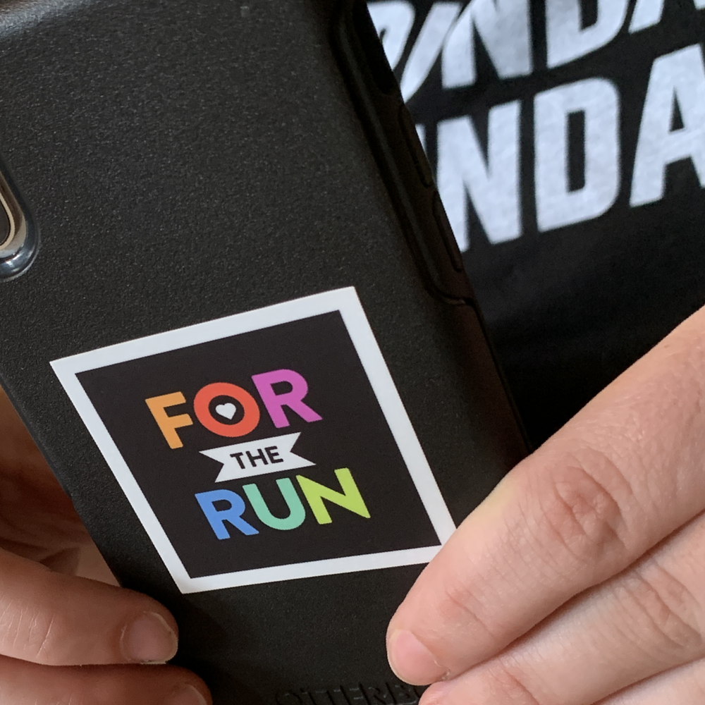 For the Run - Sticker