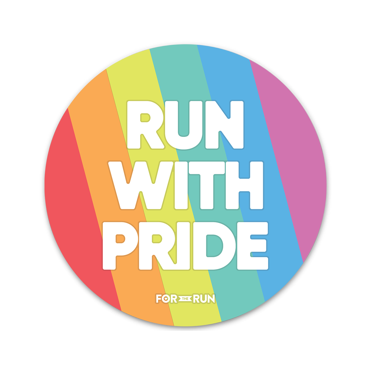 Run With Pride - Sticker