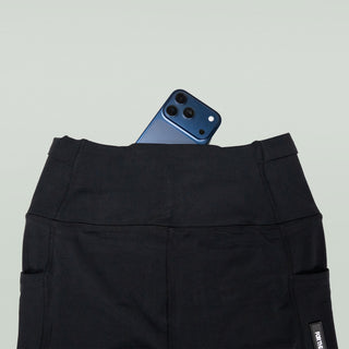 Beck 9 Pocket - Women's Running Tights - Black