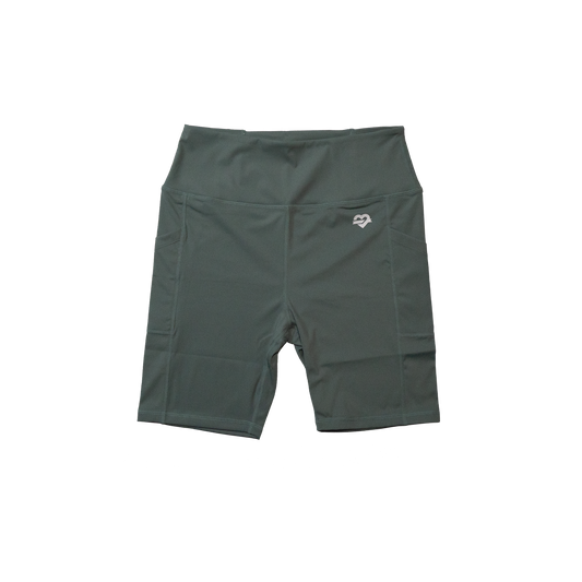 Dasher 5" Compression Shorts, Women's - Sage