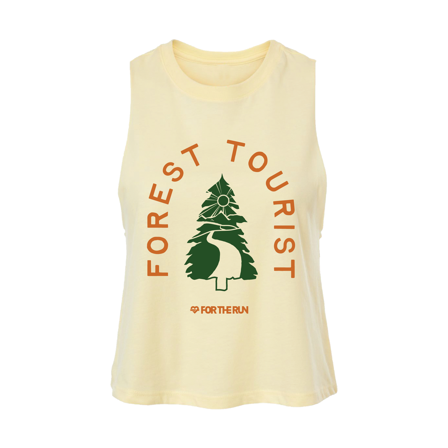 Forest Tourist - Crop Tank - Women's