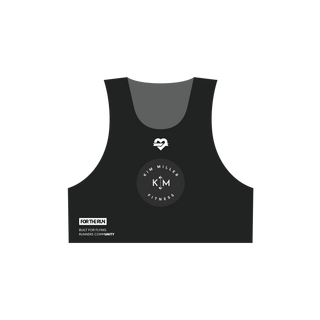 Kim Miller Fitness - Harper Women's Crop Tank - Black