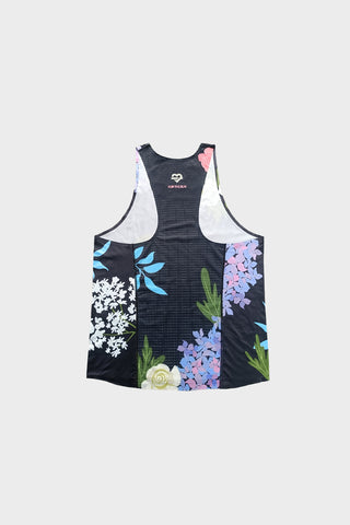 Harper Men's Singlet - Midnight Floral
