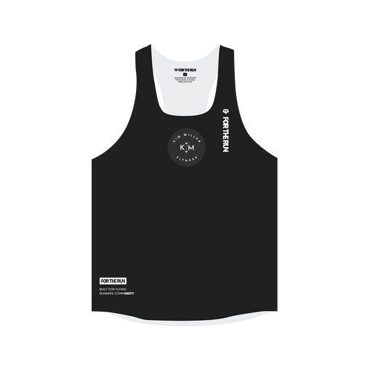 Kim Miller Fitness - Harper Performance Singlet SC, Men's - Black