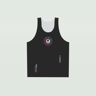(Pre-Order) Lane Men's Singlet - Pace of Me - Black