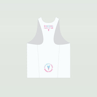 (Pre-Order) Lane Men's Singlet - Pace of Me - White