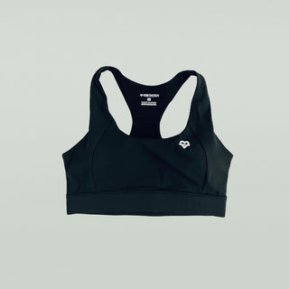 Laurel Racerback Sports Bra - Black