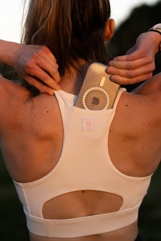 Laurel Racerback - Ivory - Ribbed