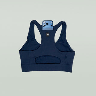 Veero Laurel Racerback Sports Bra - Obscura - Ribbed