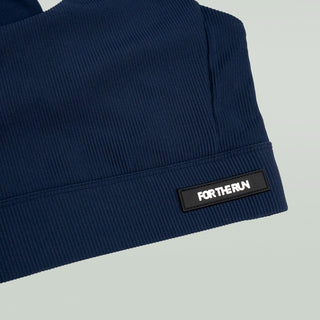 Veero Laurel Racerback Sports Bra - Obscura - Ribbed