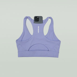 Veero Laurel Racerback Sports Bra - Haze