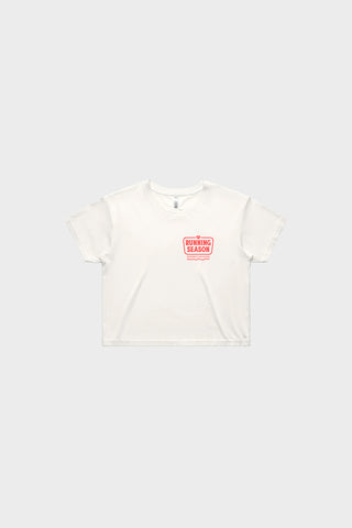Running Season Distance Division - Women's Crop Tee