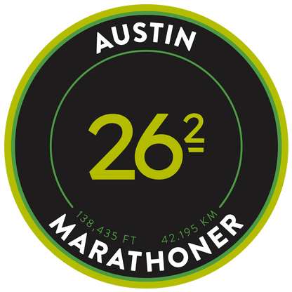 Marathon Race Stickers