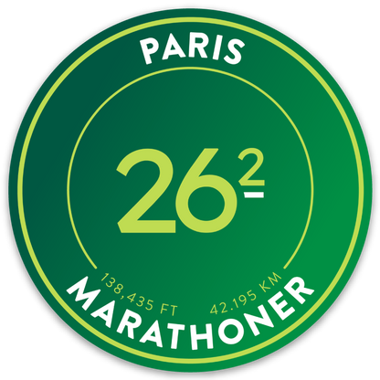 Marathon Race Stickers