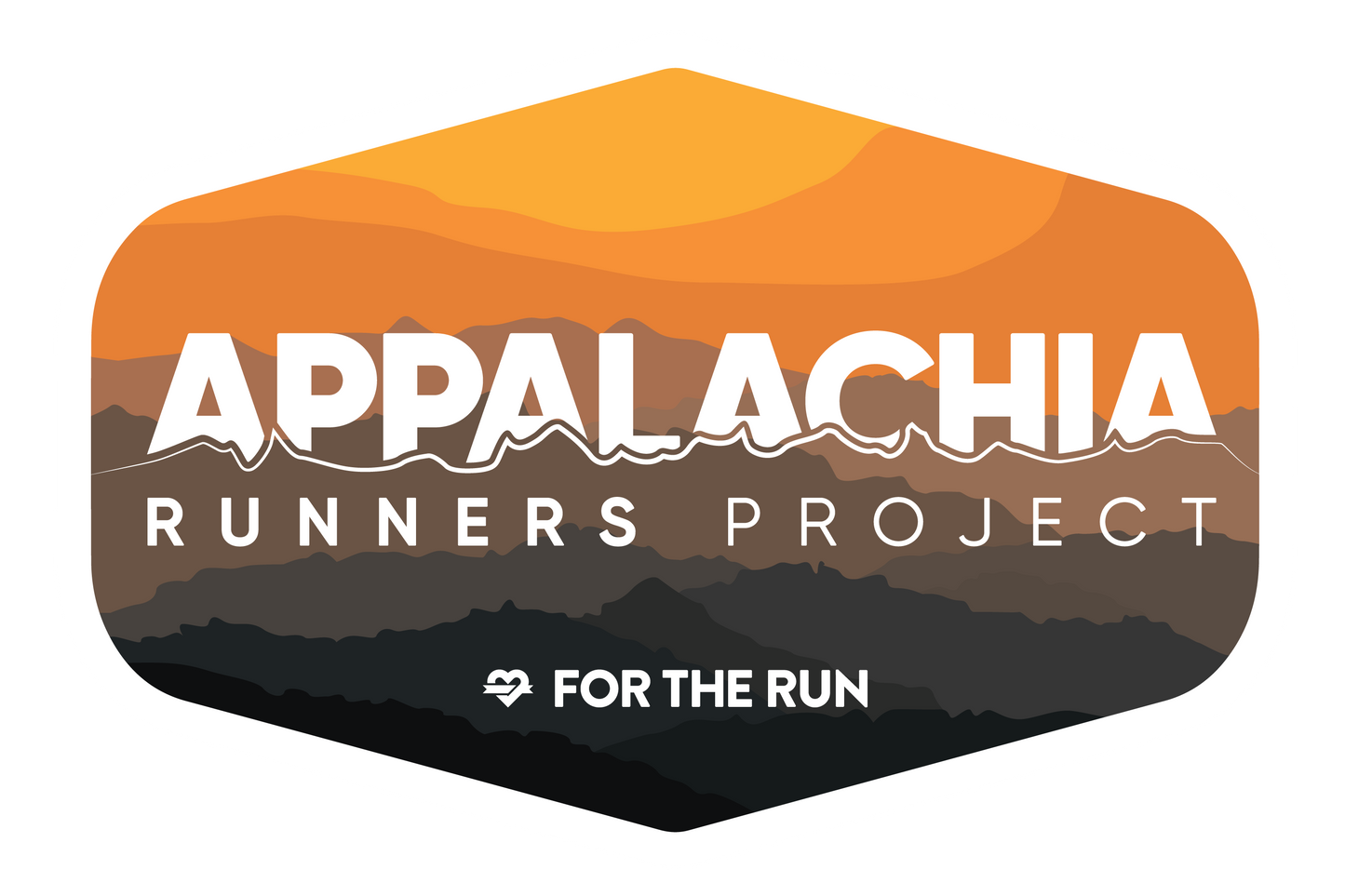 Appalachia Runners Project - Ridges - Sticker