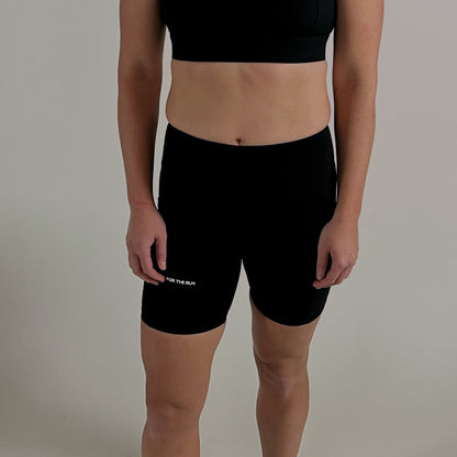 Dasher 5" Compression Shorts, Women's - Black