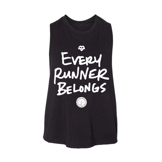 Every Runner Belongs - Crop Tank - Women's