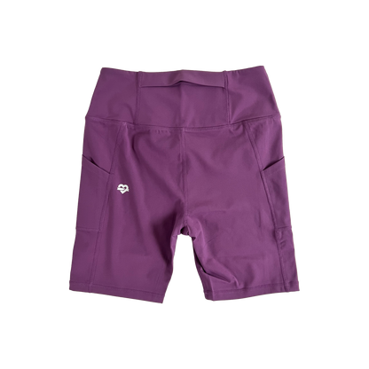 Dasher 5" Compression Shorts, Women's - Berries