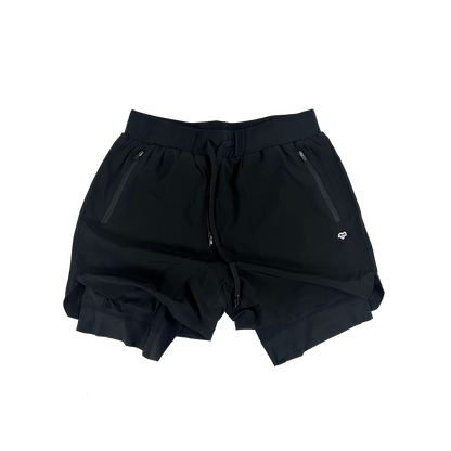 Everhart 5" 2-in-1 Shorts - Black - Men's