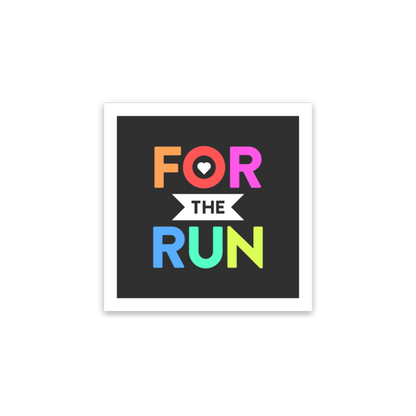 For the Run - Sticker