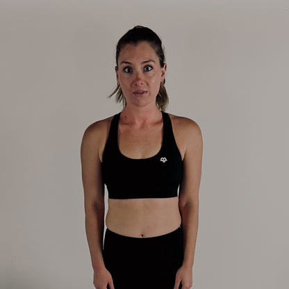 Laurel Racerback Sports Bra - Berries