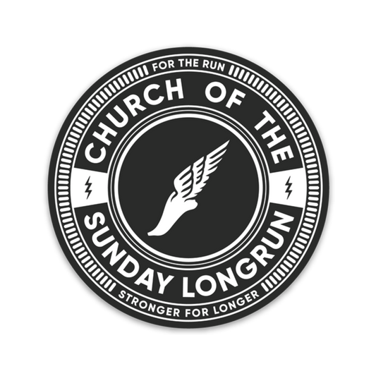 Church of the Sunday Longrun - Sticker