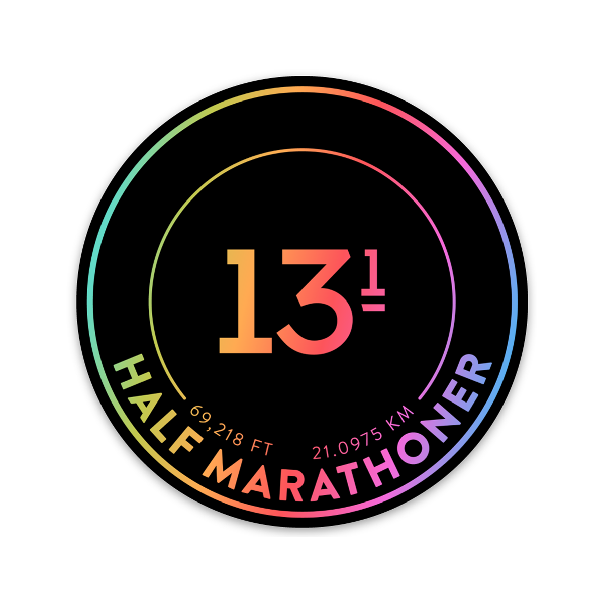 Half Marathon Race - Stickers