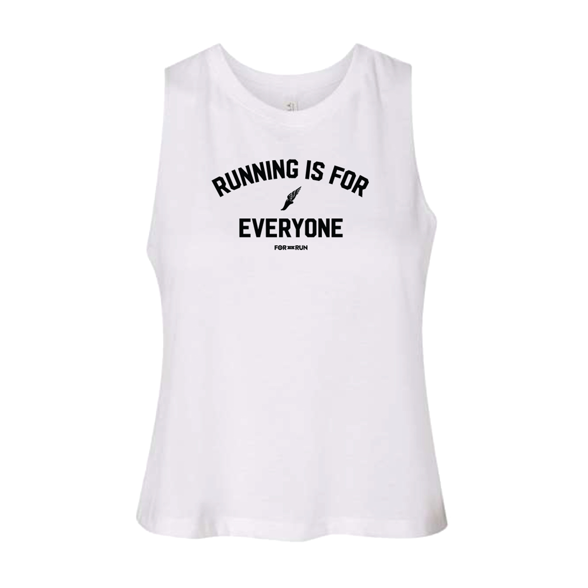 Running Is For Everyone - Crop Tank - Women's