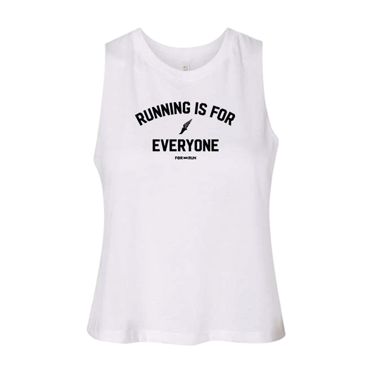 Running Is For Everyone - Crop Tank - Women's