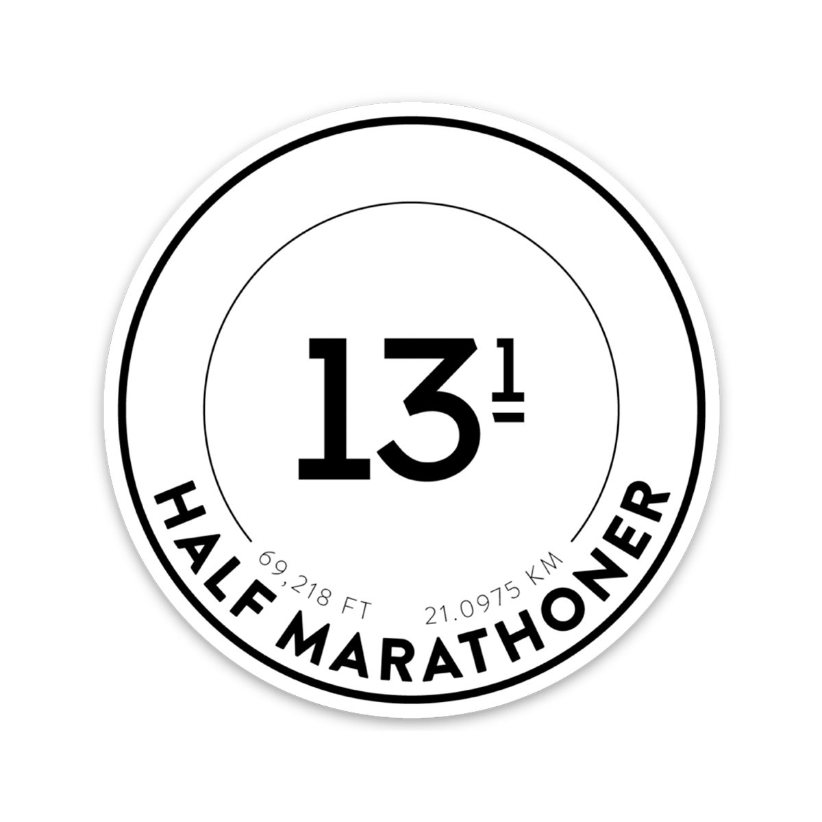 Half Marathon Race - Stickers