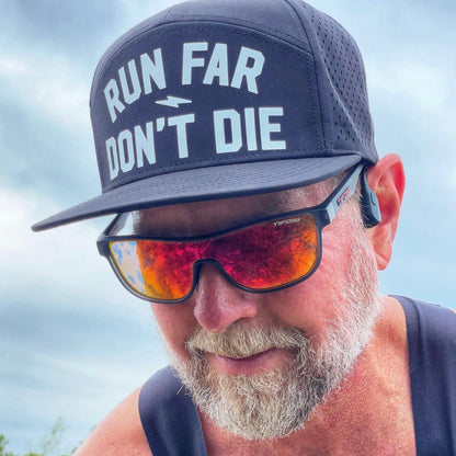 Caperton Cap - Run Far Don't Die - Black